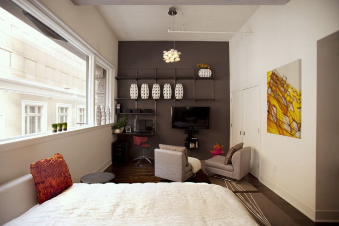 amplificación visual de una habitación estrecha