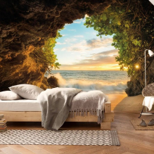 Fotomural para el dormitorio: una selección de ideas para el interior-2