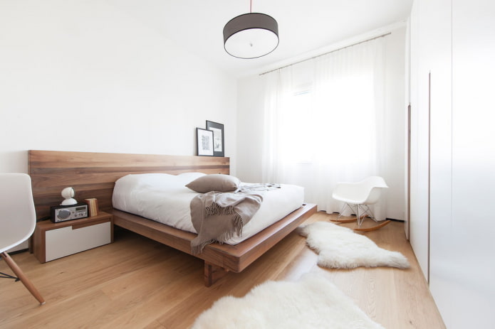 dormitorio en estilo minimalista