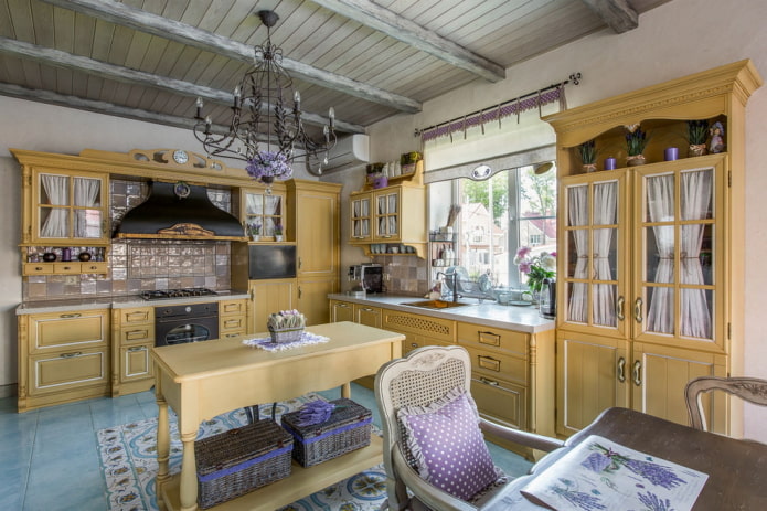cocina en estilo provenzal