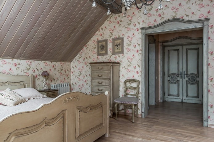 dormitorio de estilo provenzal