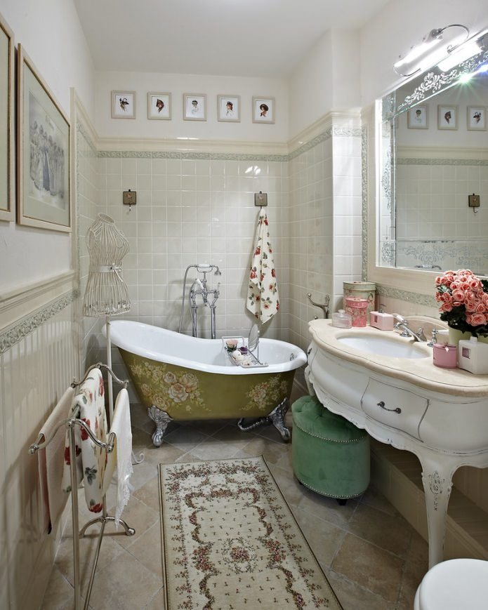 baño en estilo provenzal