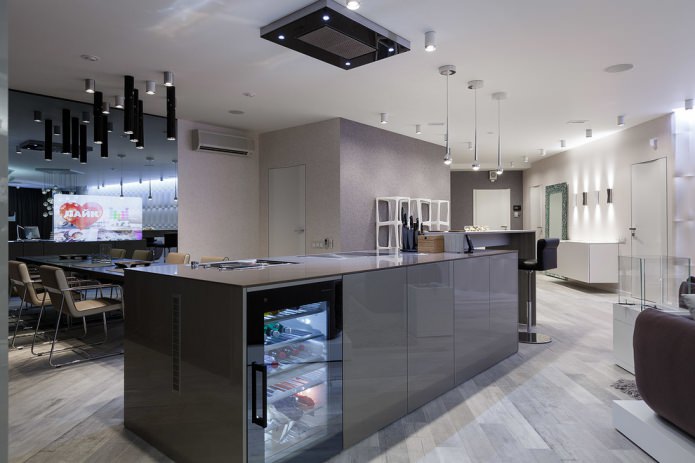 Cocina de estilo hi-tech