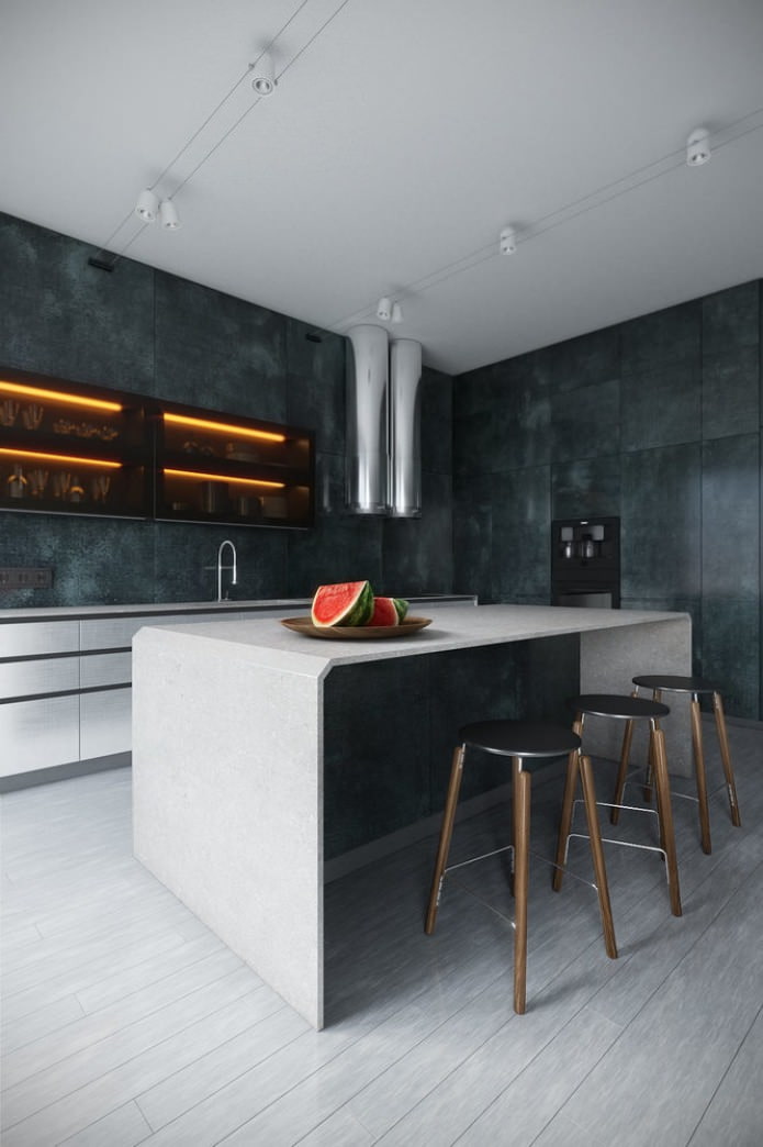Cocina de estilo hi-tech