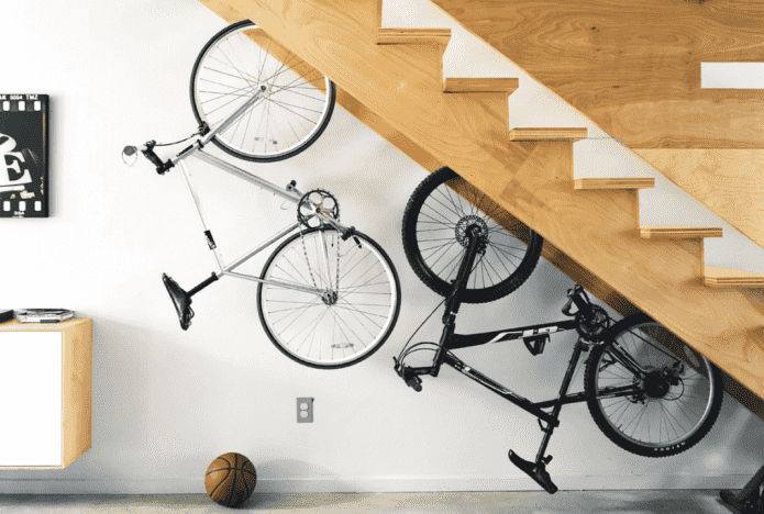 almacenamiento de una bicicleta