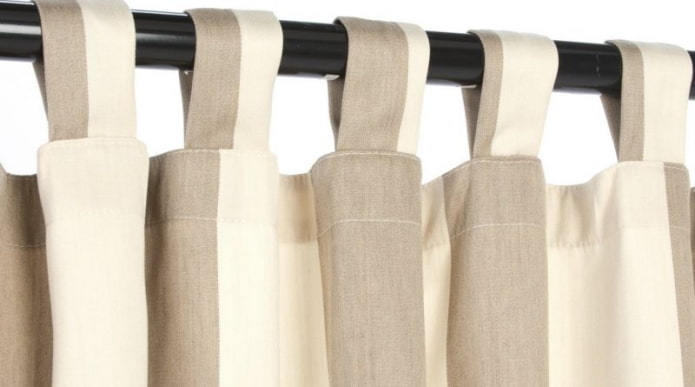 cortinas con ojales