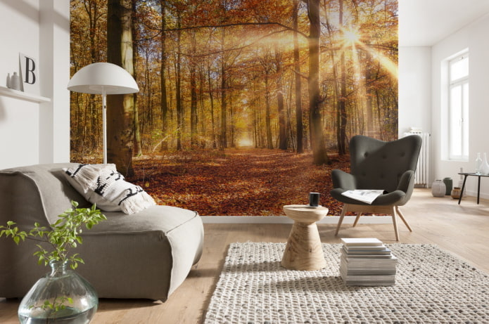 Papel tapiz 3D para interiores