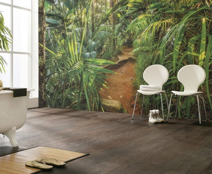 Papel tapiz 3D para interiores