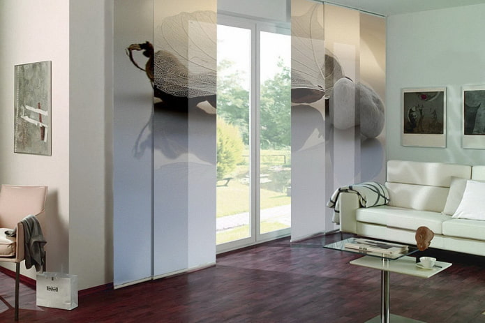 Cortinas japonesas 3D