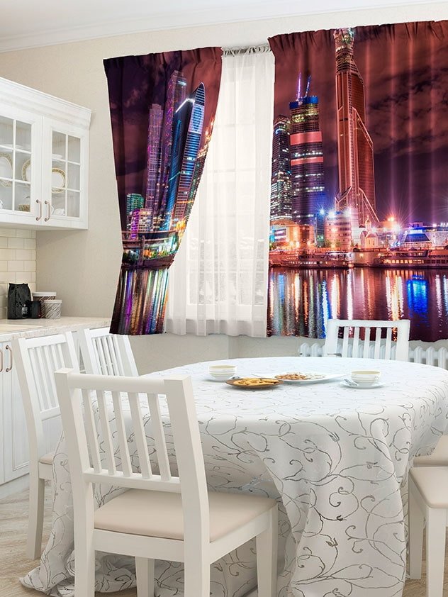 Cortinas 3D en la cocina
