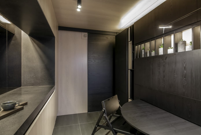 puerta corredera con un panel