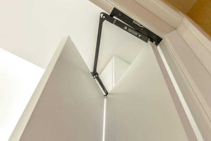 puerta corredera pivotante
