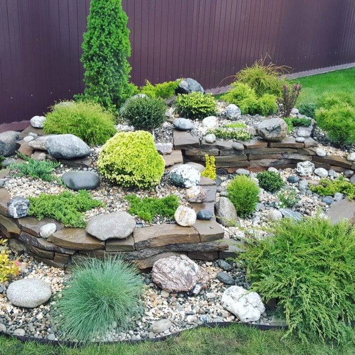 rocas para un jardín alpino