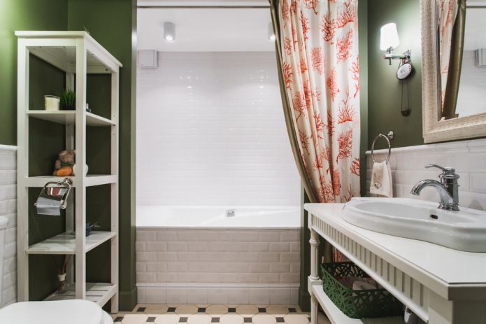 Baño estilo americano