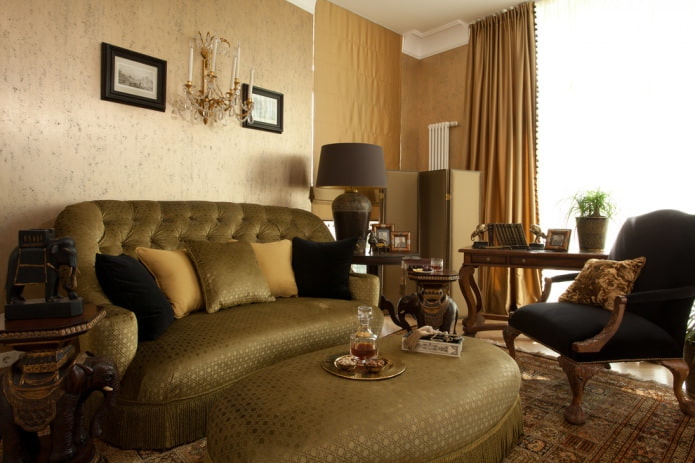 salón de estilo americano