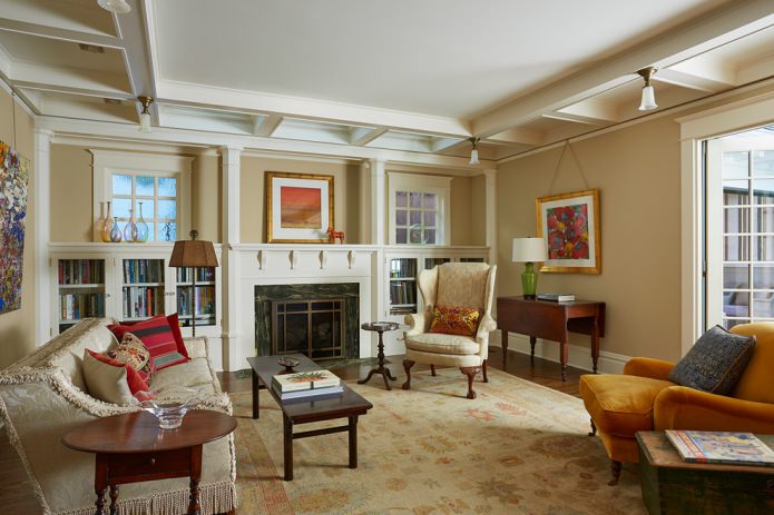 salón de estilo americano