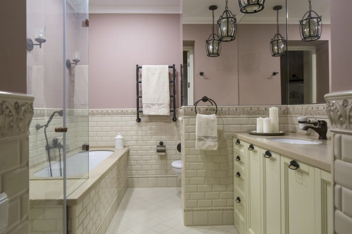 Baño de estilo americano