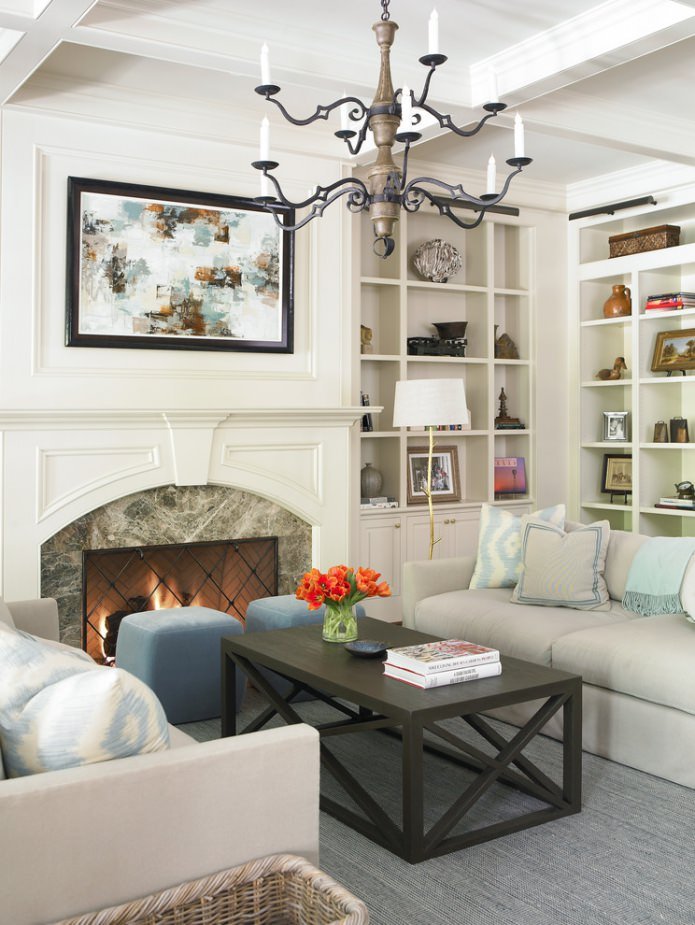 Decoración de habitación al estilo americano
