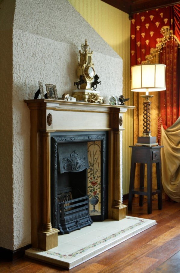 Chimenea en el salón