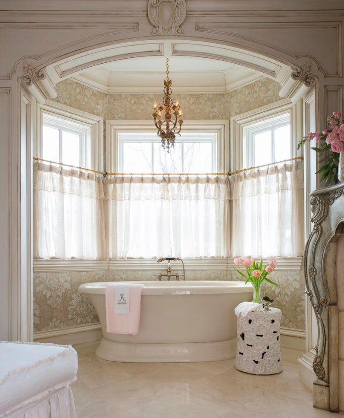 arco en el baño