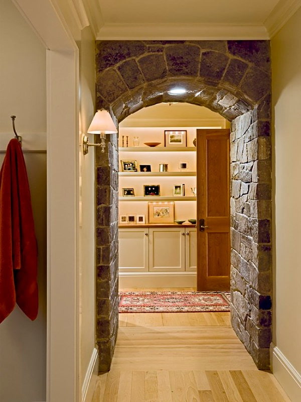 arco con iluminación