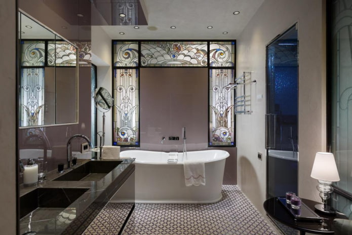 Baño estilo Art Déco