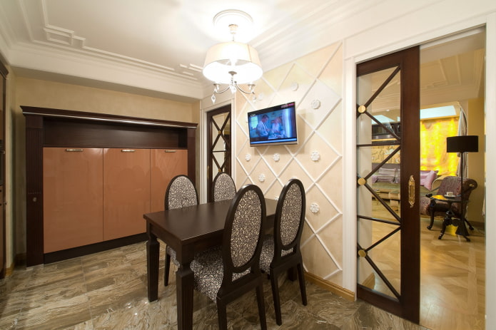 Puertas correderas de estilo Art Déco
