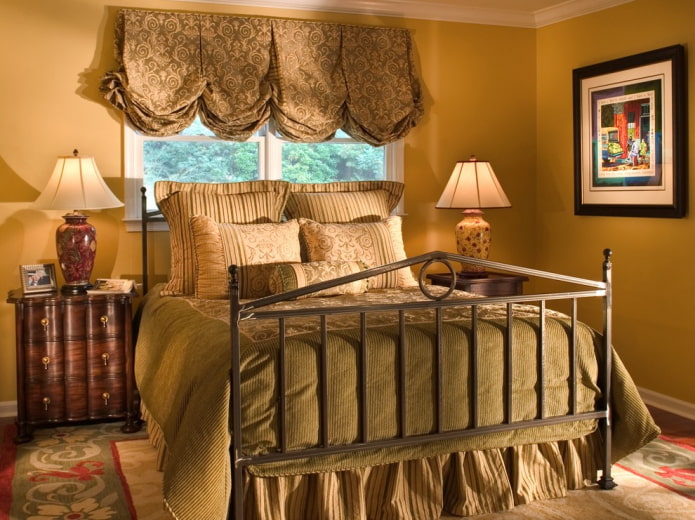 Cortinas austriacas con estampados