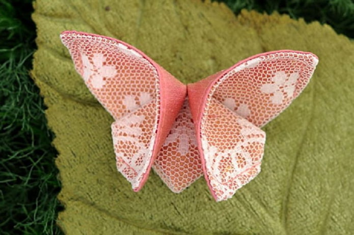 mariposa de tela de origami