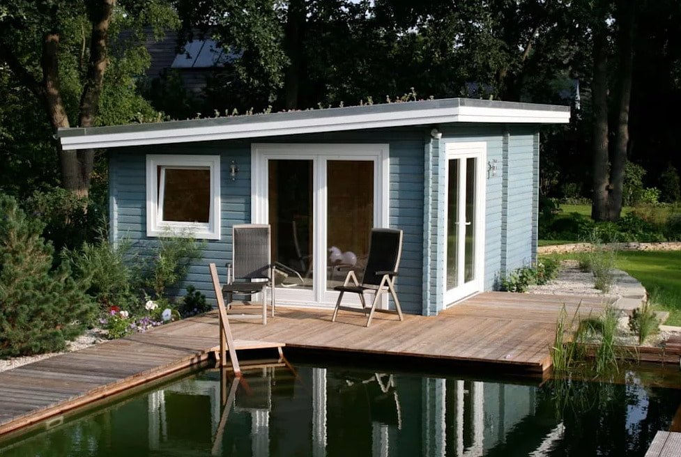 Casa de baños en estilo escandinavo