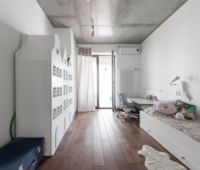 loft en la habitación infantil