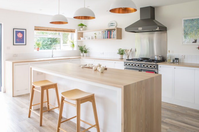 Estilo escandinavo en la cocina