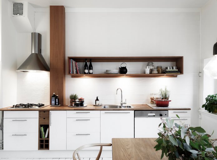 Juego de cocina lineal