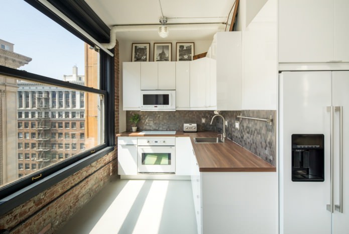 cocina estilo loft