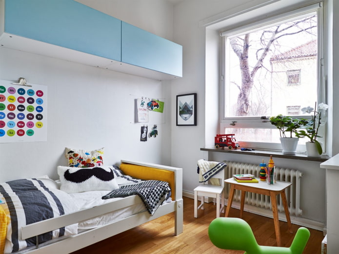 cama infantil blanca