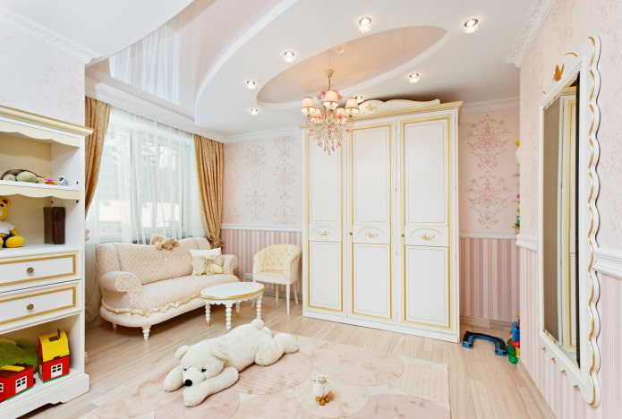 habitación infantil de estilo clásico