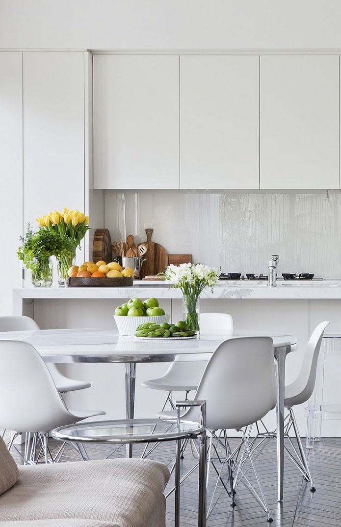cocina blanco lechoso
