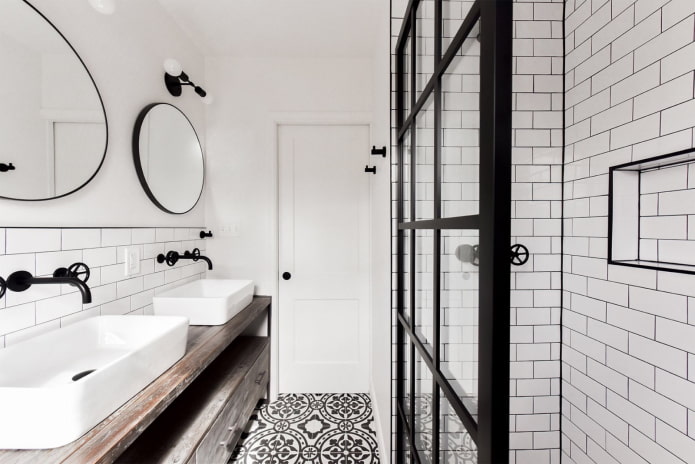 baño en estilo escandinavo
