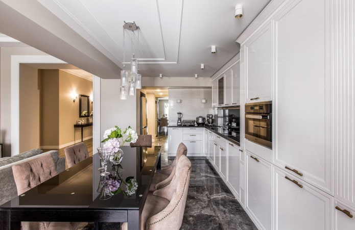 cocina en estilo clásico