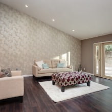 Papel pintado beige: diseño, combinación, elección de cortinas, más de 70 fotos del interior-0