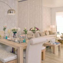 Papel pintado beige: diseño, combinación, elección de cortinas, más de 70 fotos del interior - 20