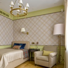 Papel pintado beige: diseño, combinación, elección de cortinas, más de 70 fotos en el interior - 29