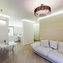 Papel pintado beige: diseño, combinación, elección de cortinas, más de 70 fotos en el interior-10