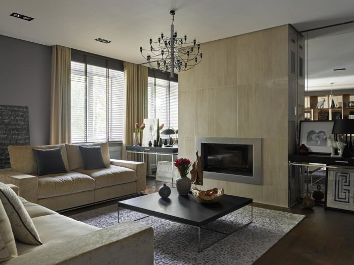 cortinas opacas para el salón