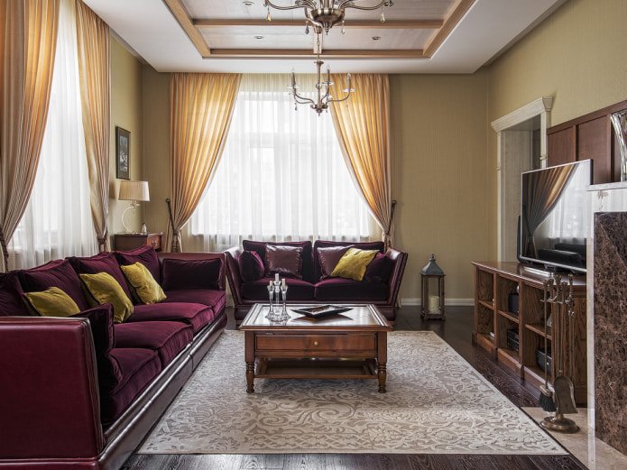 alzapaños para cortinas de salón