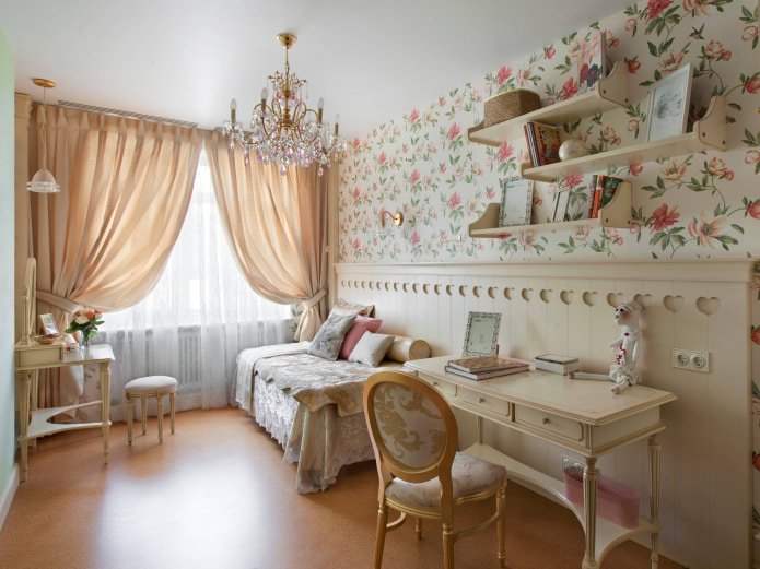 habitación infantil en estilo clásico