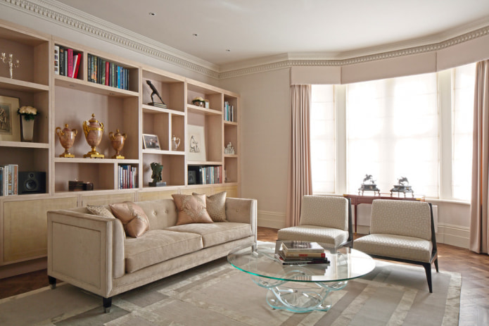 cortinas beige