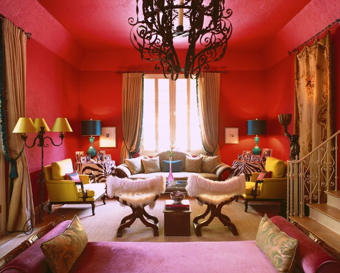 Boho glamuroso en el interior