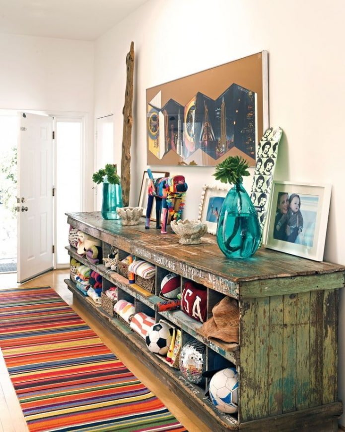 Muebles vintage en el interior
