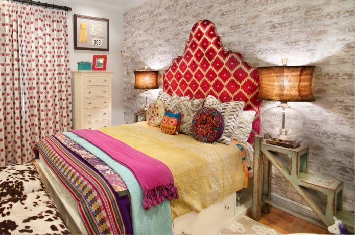 cabecero estilo boho